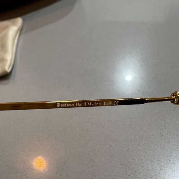 Illesteva Rimless Sunglasses - Pink Sunglasses - Mirrored Sunglasses - Womens - Picture 7 of 9